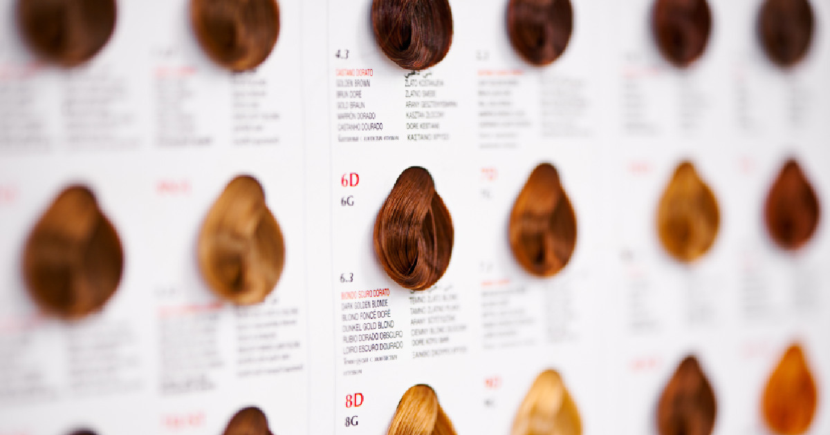 Muestras de color de cabello