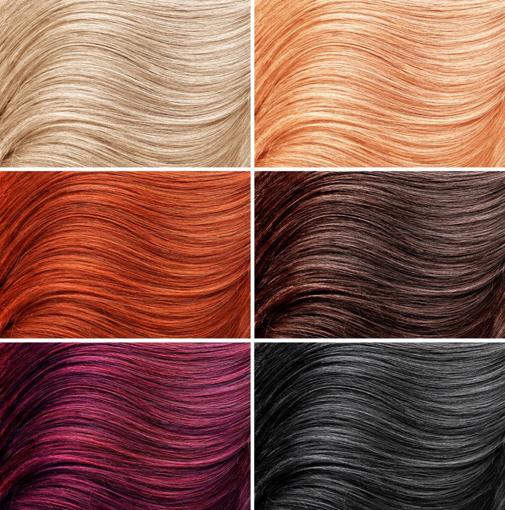 Paleta de colores para cabello